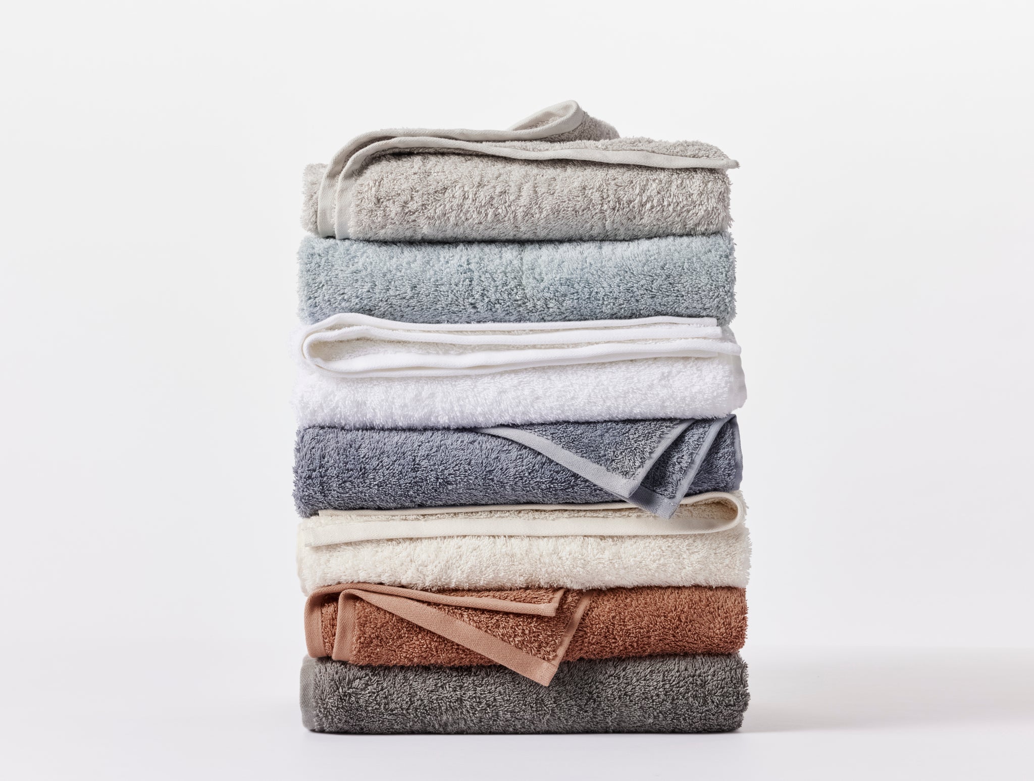 Cloud Loom Alpine White Organic Bath Towels