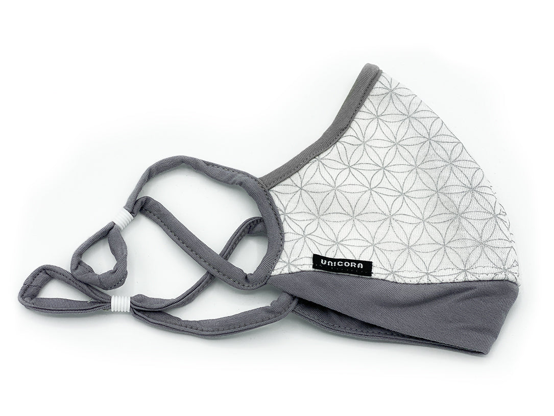 Unicorn: Flower of Life Nanotechnolgy Mask- Reuseable