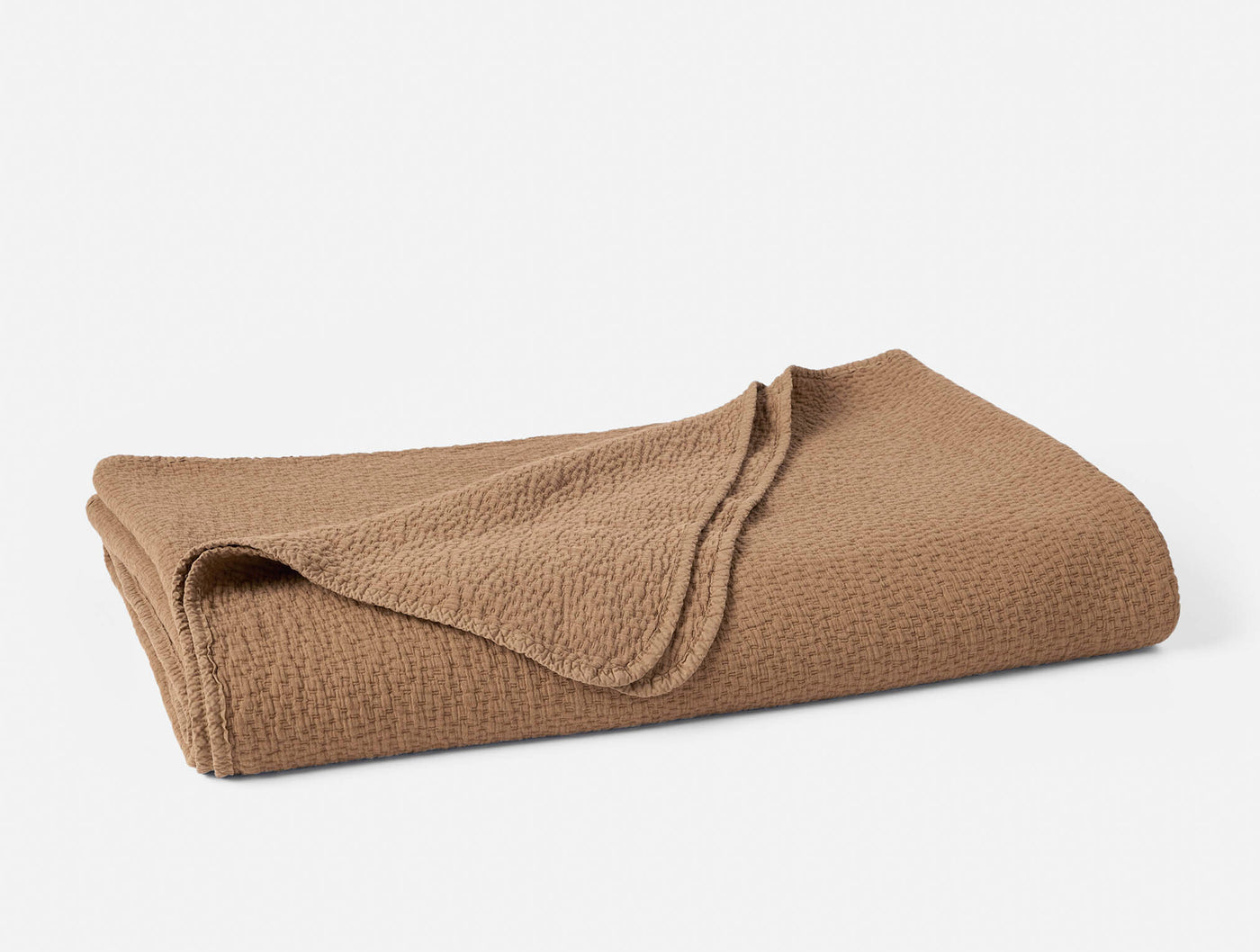Coyuchi Cascade Organic Matelasse Blanket