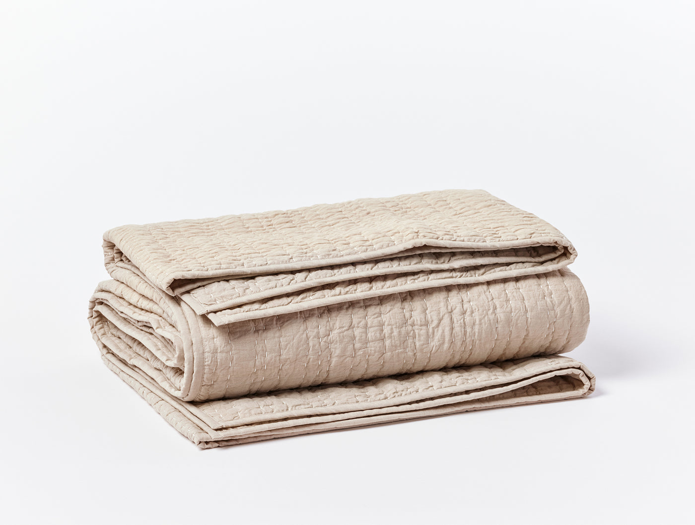 Coyuchi: Channel Handstitched Organic Quilt