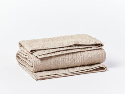 Coyuchi: Channel Handstitched Organic Quilt
