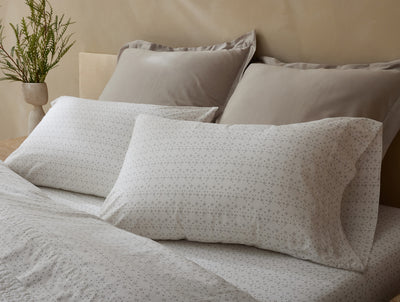 Coyuchi: Organic Print Percale Sheet Set Sale!