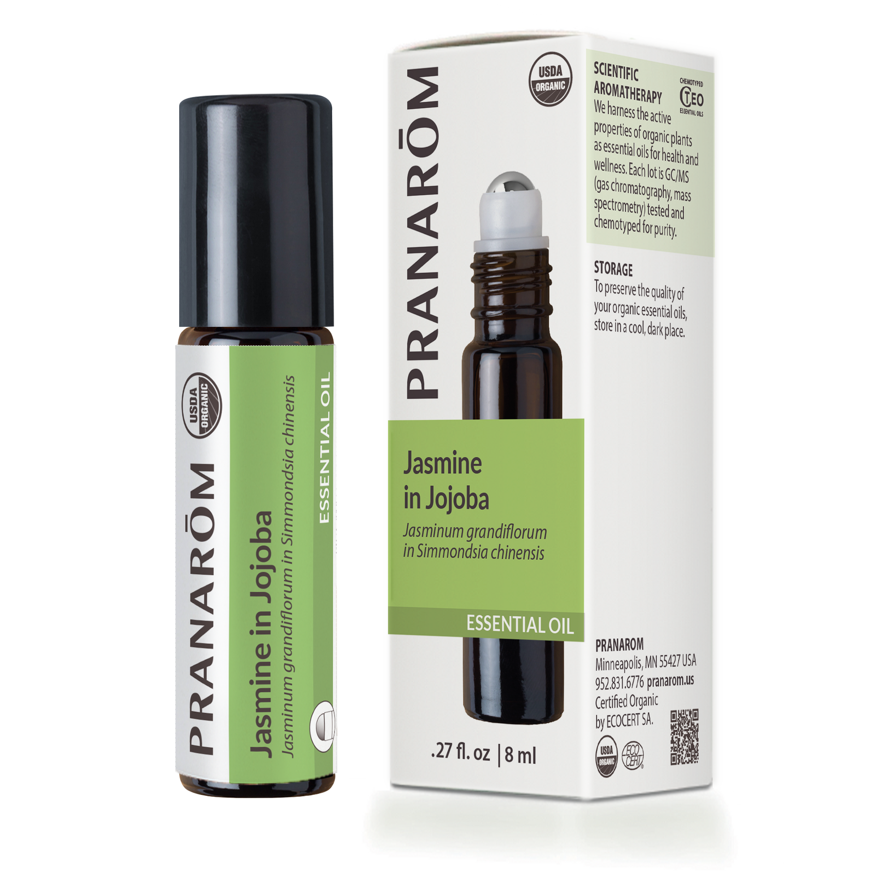 Pranarom Precious Oils in Jojoba Roller (Rose, Jasmine or Vanilla Pranarom Precious Oils in Jojoba Roller (Rose, Jasmine or Vanilla