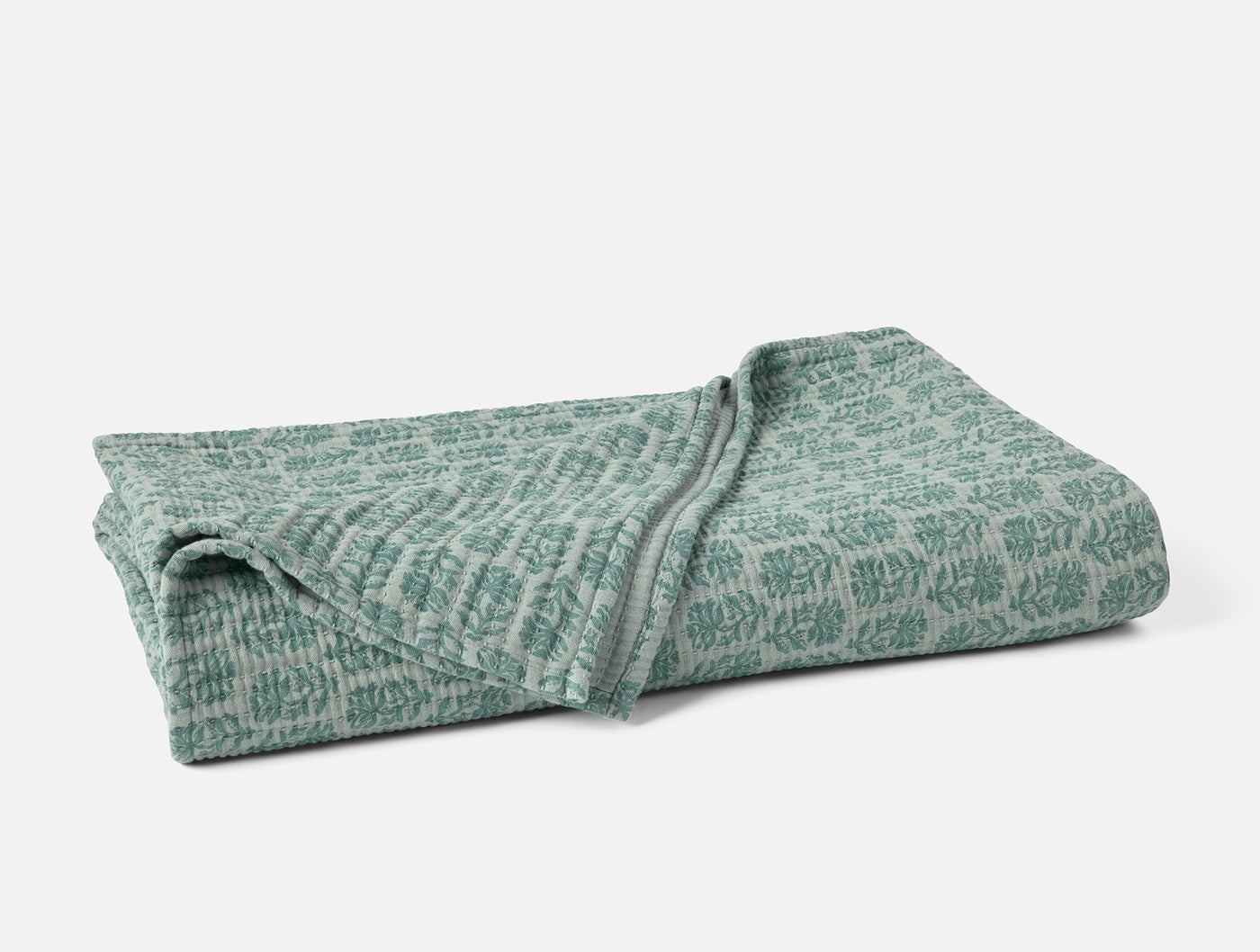 Coyuchi Mirada Organic Matelasse Blanket