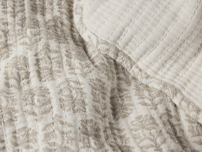 Coyuchi Mirada Organic Matelasse Blanket