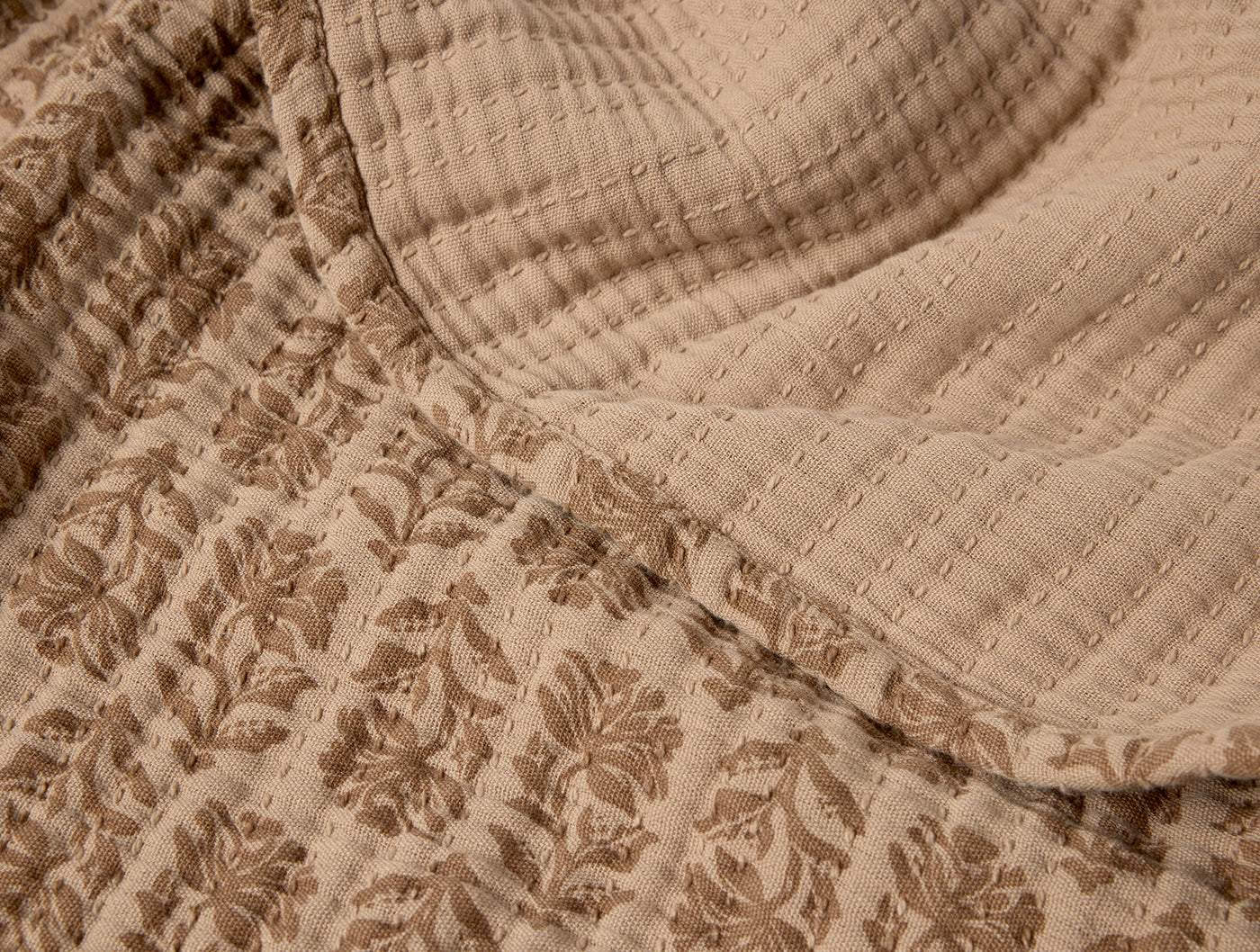 Coyuchi Mirada Organic Matelasse Blanket