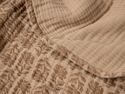 Coyuchi Mirada Organic Matelasse Blanket