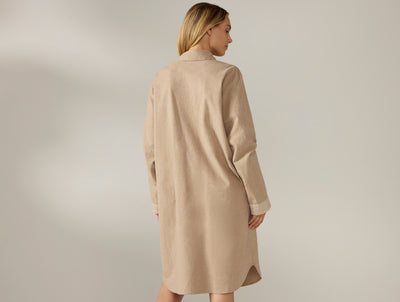 Coyuchi Women's Cloud Brushed Organic Flannel Nightshirt Sale!