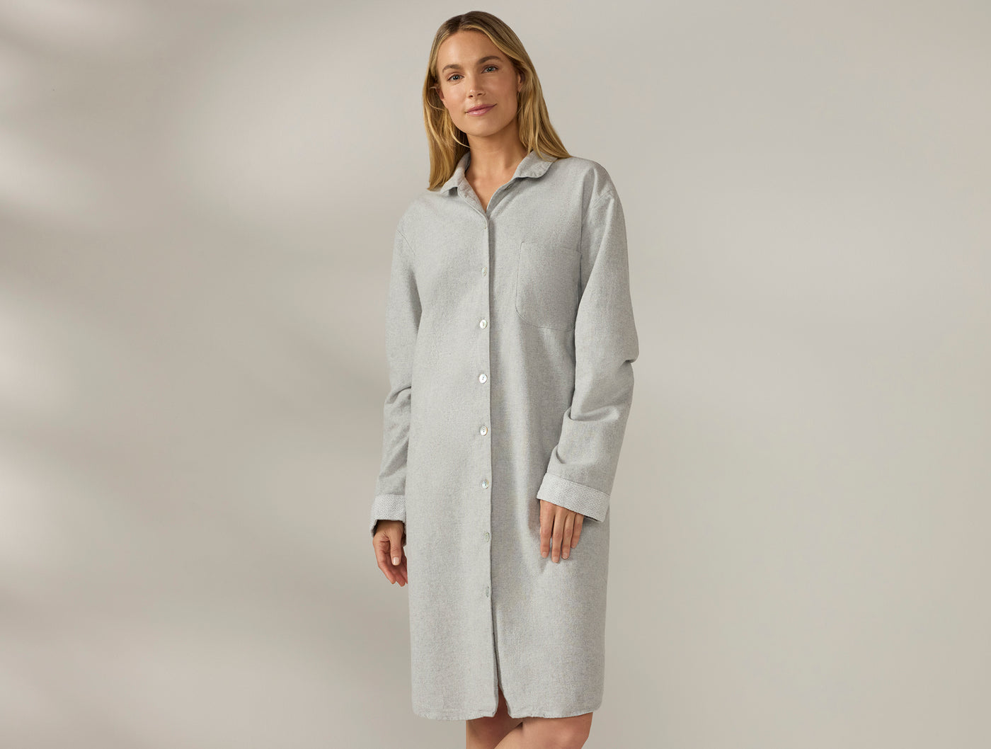 Coyuchi Women's Cloud Brushed Organic Flannel Nightshirt Sale!