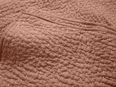 Coyuchi Pebbled Handstitched Organic Quilt