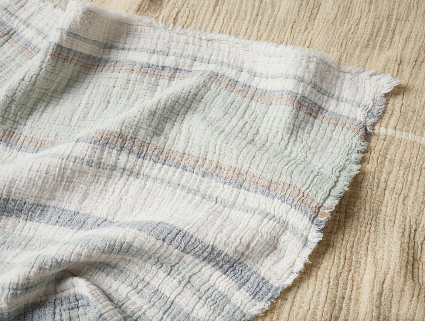 Coyuchi Topanga Organic Matelasse Blanket