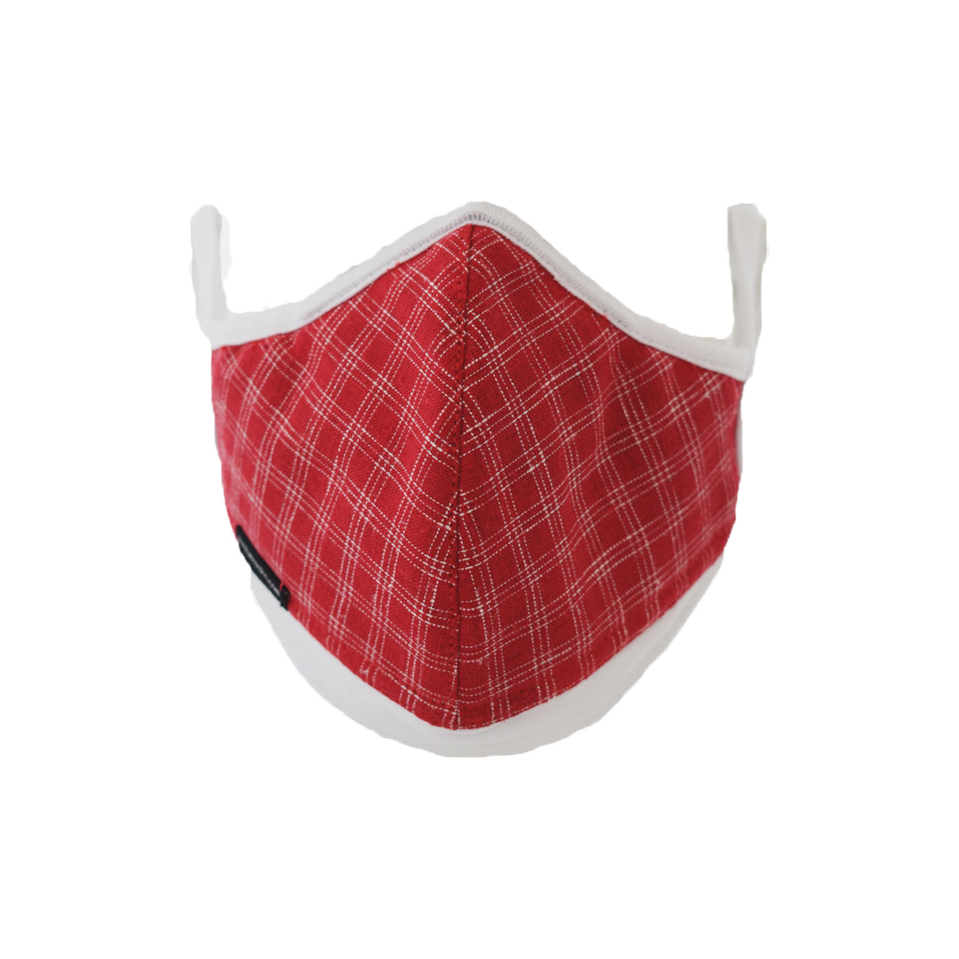 MetaMask: Red Plaid Hemp Mask with Replaceable Filter Sale!